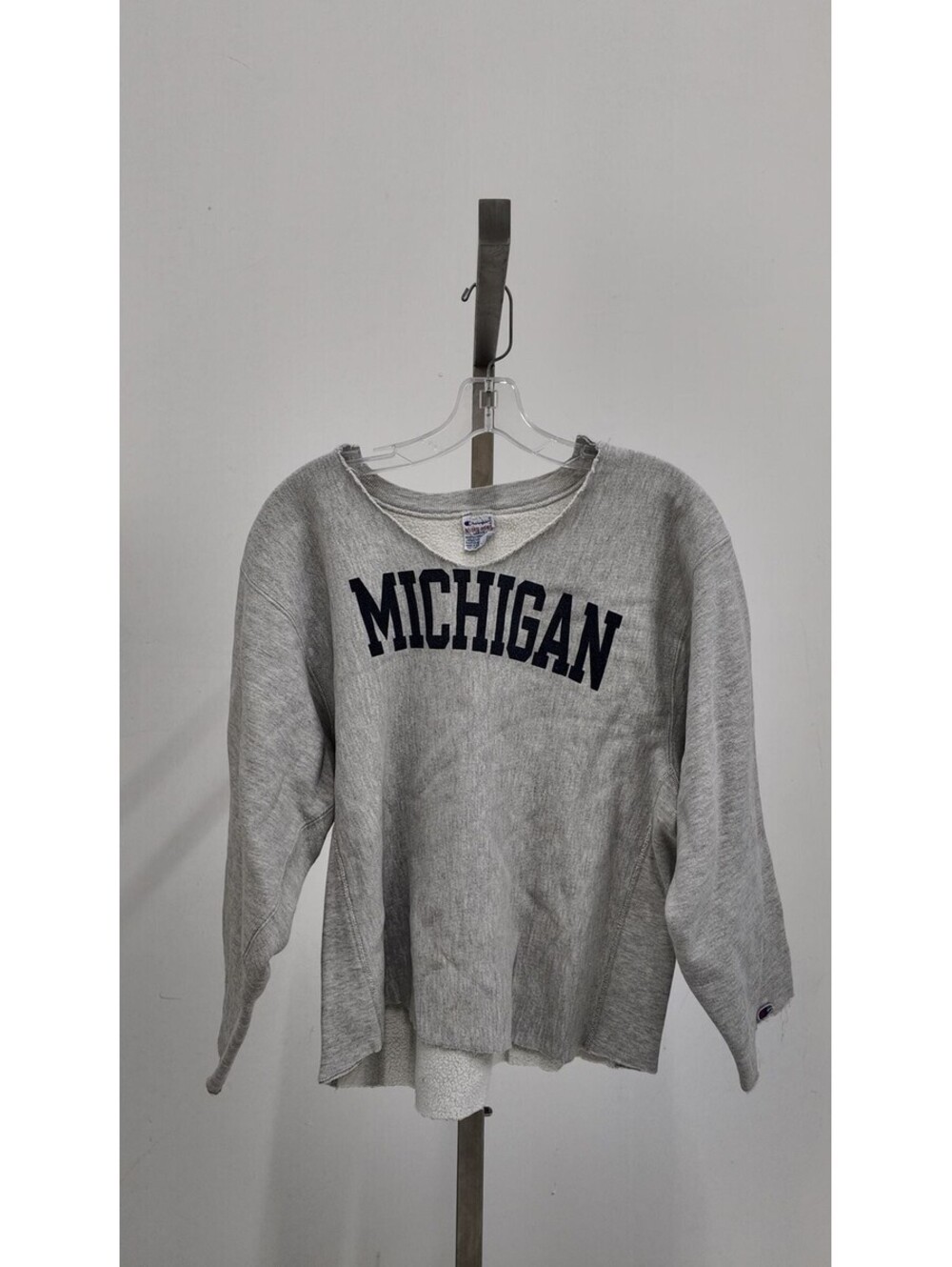 Vintage Champion Reverse Weave Michigan "Cut-Off" Sweatshirt - L